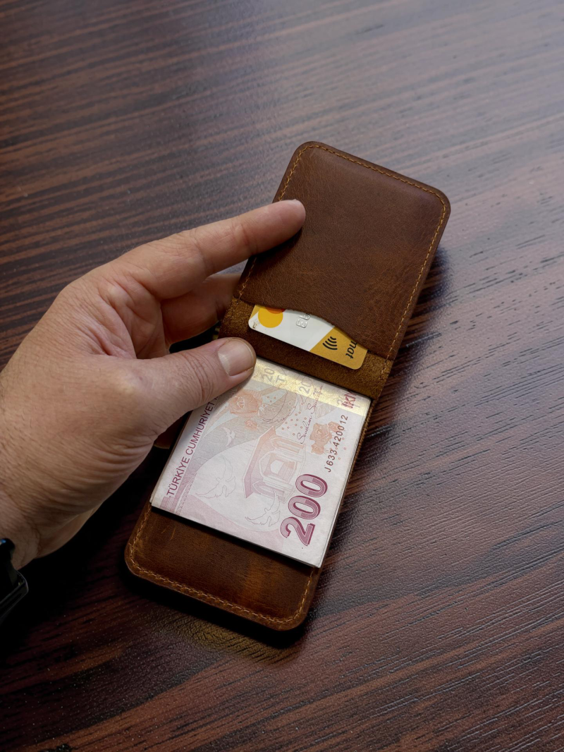 Valensiya Hakiki Deri Cüzdan